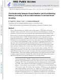 Cover page: The Relationship Between Visual Attention and Visual Working Memory Encoding: A Dissociation Between Covert and Overt Orienting