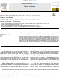 Cover page: Effects of sleep on brain perivascular space in a cognitively healthy population