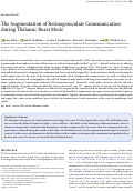 Cover page: The Augmentation of Retinogeniculate Communication during Thalamic Burst Mode