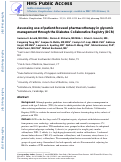 Cover page: Assessing use of patient-focused pharmacotherapy in glycemic management through the Diabetes Collaborative Registry (DCR)