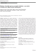 Cover page: Reliance of mobile species on sensitive habitats: a case study of manta rays (Manta alfredi) and lagoons