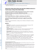 Cover page: Obstructive sleep apnea risk and subclinical atherosclerosis in South Asians living in the United States