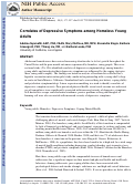 Cover page: Correlates of Depressive Symptoms Among Homeless Young Adults