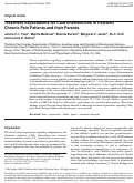 Cover page: Treatment Expectations for CAM Interventions in Pediatric Chronic Pain Patients and their Parents