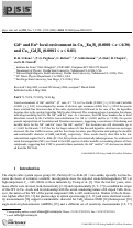 Cover page: Gd3+ and Eu2+ local environment in Ca1–x Eux B6 (0.0001 ≤ x ≤ 0.30) and Ca1–x Gdx B6 (0.0001 ≤ x ≤ 0.01)