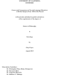 Cover page: Causes and Consequences of Second Language Education: A Global Analysis From 1980 to the Present