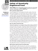 Cover page of Agricultural Biotechnology in California: Safety of Genetically Engineered Food