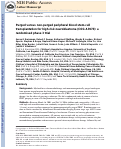 Cover page: Purged versus non-purged peripheral blood stem-cell transplantation for high-risk neuroblastoma (COG A3973): a randomised phase 3 trial