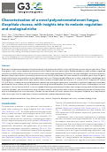 Cover page: Characterization of a novel polyextremotolerant fungus, Exophiala viscosa, with insights into its melanin regulation and ecological niche