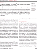 Cover page: Tropical mountain ice core δ18O: A Goldilocks indicator for global temperature change.