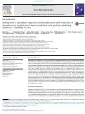 Cover page: Sphingosine-1-phosphate improves endothelialization with reduction of thrombosis in recellularized human umbilical vein graft by inhibiting syndecan-1 shedding in vitro