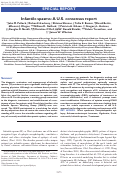 Cover page: Infantile spasms: A U.S. consensus report