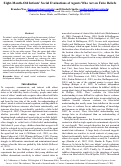 Cover page: Eight-Month-Old Infants’ Social Evaluations of Agents Who Act on False Beliefs