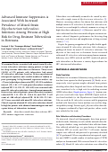 Cover page: Advanced Immune Suppression is Associated With Increased Prevalence of Mixed-Strain Mycobacterium tuberculosis Infections Among Persons at High Risk for Drug-Resistant Tuberculosis in Botswana