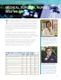 Cover page: Medical Surgical Nurses: Who We Are