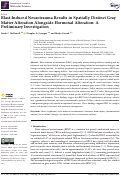 Cover page: Blast-Induced Neurotrauma Results in Spatially Distinct Gray Matter Alteration Alongside Hormonal Alteration: A Preliminary Investigation