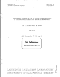 Cover page: THE LOWEST TRIPLET STATE OF SUBSTITUTED BENZENES: I. THE OPTICALLY DETECTED MAGNETIC RESONANCE