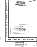 Cover page: THE ALPHA SPECTRA OF Pu239 AND Pu240