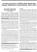 Cover page: Invasion Dynamics of White-Nose Syndrome Fungus, Midwestern United States, 2012–2014 - Volume 21, Number 6—June 2015 - Emerging Infectious Diseases journal - CDC