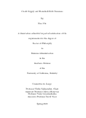 Cover page: Credit Supply and Household Debt Decisions