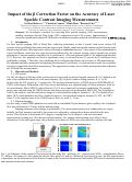 Cover page: Impact of the ß Correction Factor on the Accuracy of Laser Speckle Contrast Imaging Measurements