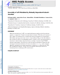 Cover page: Assembly of eIF3 Mediated by Mutually Dependent Subunit Insertion