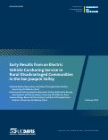 Cover page: Early Results from an Electric Vehicle Carsharing Service in Rural Disadvantaged Communities in the San Joaquin Valley