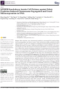 Cover page: MTHFR Knockdown Assists Cell Defense against Folate Depletion Induced Chromosome Segregation and Uracil Misincorporation in DNA