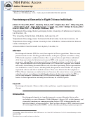 Cover page: Frontotemporal dementia in eight Chinese individuals