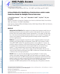 Cover page: A Novel Method for Identifying a Parsimonious and Accurate Predictive Model for Multiple Clinical Outcomes