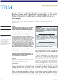 Cover page: Family entropy: understanding the organization of the family home environment and impact on child health behaviors and weight.