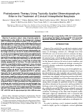 Cover page: Photodynamic Therapy Using Topically Applied Dihematoporphyrin Ether in the Treatment of Cervical Intraepithelial Neoplasia