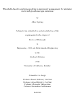 Cover page: Threshold-based resurfacing policies in pavement management to minimize costs and greenhouse gas emissions