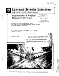 Cover page: REPORT ON THE ENGINEERING TEST OF THE LBL 30 SECOND NEUTRAL BEAM SOURCE FOR THE MFTF-B PROJECT