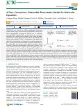 Cover page: A Fast, Convenient, Polarizable Electrostatic Model for Molecular Dynamics