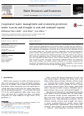 Cover page: Cooperative water management and ecosystem protection under scarcity and drought in arid and semiarid regions