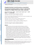 Cover page: Amygdala functional connectivity during socioemotional processing prospectively predicts increases in internalizing symptoms in a sample of low-income, urban, young men