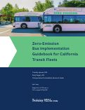 Cover page: Zero-Emission Bus Implementation Guidebook for California Transit Fleets