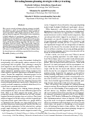 Cover page: Revealing human planning strategies with eye-tracking