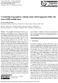 Cover page: Correlating tropospheric column ozone with tropopause folds: the Aura-OMI satellite data