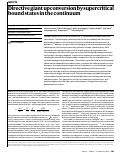 Cover page: Directive giant upconversion by supercritical bound states in the continuum