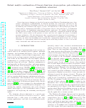 Cover page: Robust analytic continuation of Green's functions via projection, pole estimation, and semidefinite relaxation