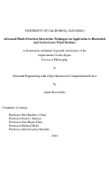 Cover page: Advanced Fluid-Structure Interaction Techniques in Application to Horizontal and Vertical Axis Wind Turbines