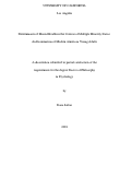 Cover page: Determinants of Mental Health in the Context of Multiple Minority Status: An Examination of Muslim American Young Adults