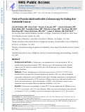 Cover page: Yield of Post-Acute Diverticulitis Colonoscopy for Ruling Out Colorectal Cancer.