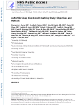 Cover page: NuMoM2b Sleep-Disordered Breathing study: objectives and methods