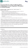 Cover page: A Concise Review of the Conflicting Roles of Dopamine-1 versus Dopamine-2 Receptors in Wound Healing