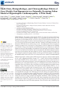 Cover page: Multi-Omic, Histopathologic, and Clinicopathologic Effects of Once-Weekly Oral Rapamycin in a Naturally Occurring Feline Model of Hypertrophic Cardiomyopathy: A Pilot Study