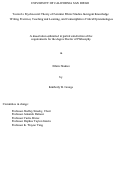 Cover page: Toward a Psychosocial Theory of Feminist Ethnic Studies Insurgent Knowledge: Writing Practices, Teaching and Learning, and Contemplative-Critical Epistemologies