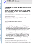 Cover page: Estimated Risk Level of Unified Stereotactic Body Radiation Therapy Dose Tolerance Limits for Spinal Cord